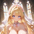 花嫁姿で 3枚目