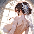 花嫁姿で 8枚目