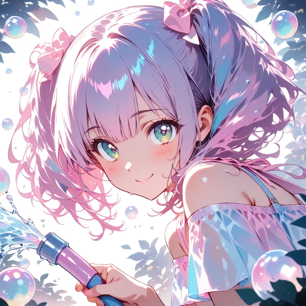 水かけちゃうぞー