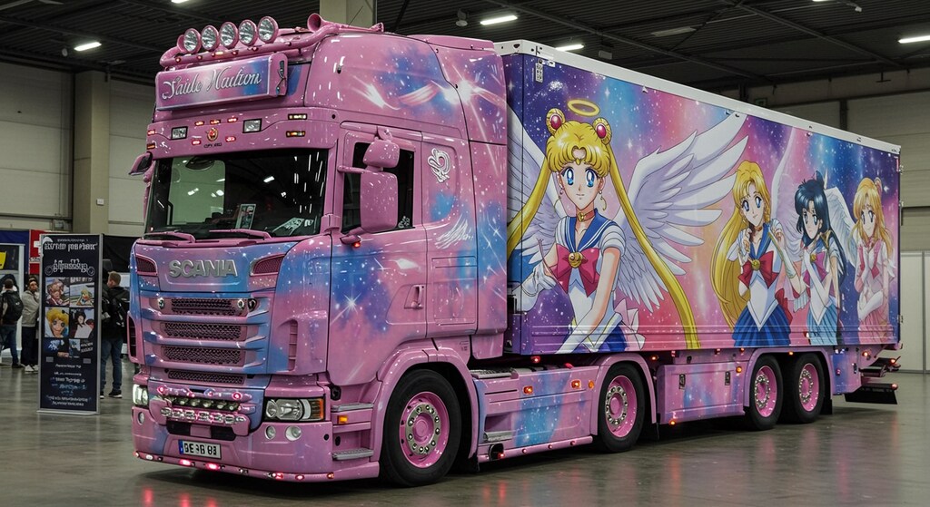 セーラームーンスカニアトラック