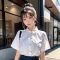 フレアスカートの女の子 1 3枚目