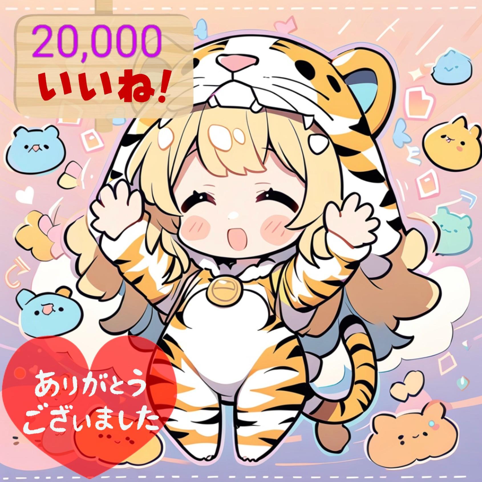 ㊗20,000いいね突破🎉