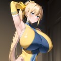 ハイレグレオタード女性集（金髪ポニーテール編） 4枚目