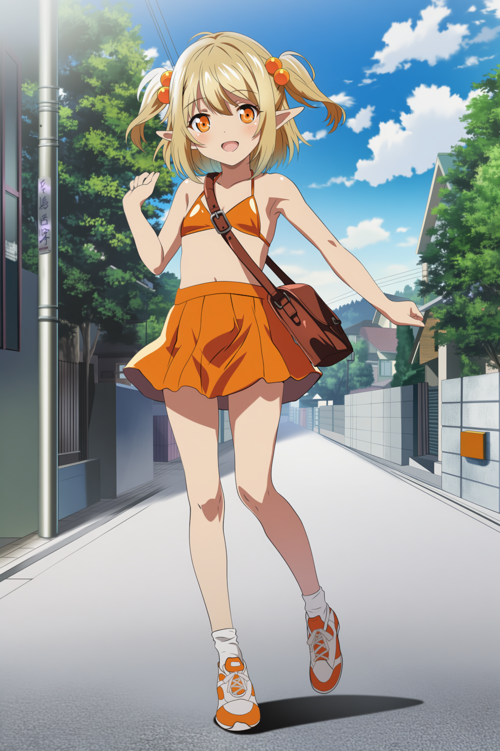 上半身ビキニ+スカートのエルフさん