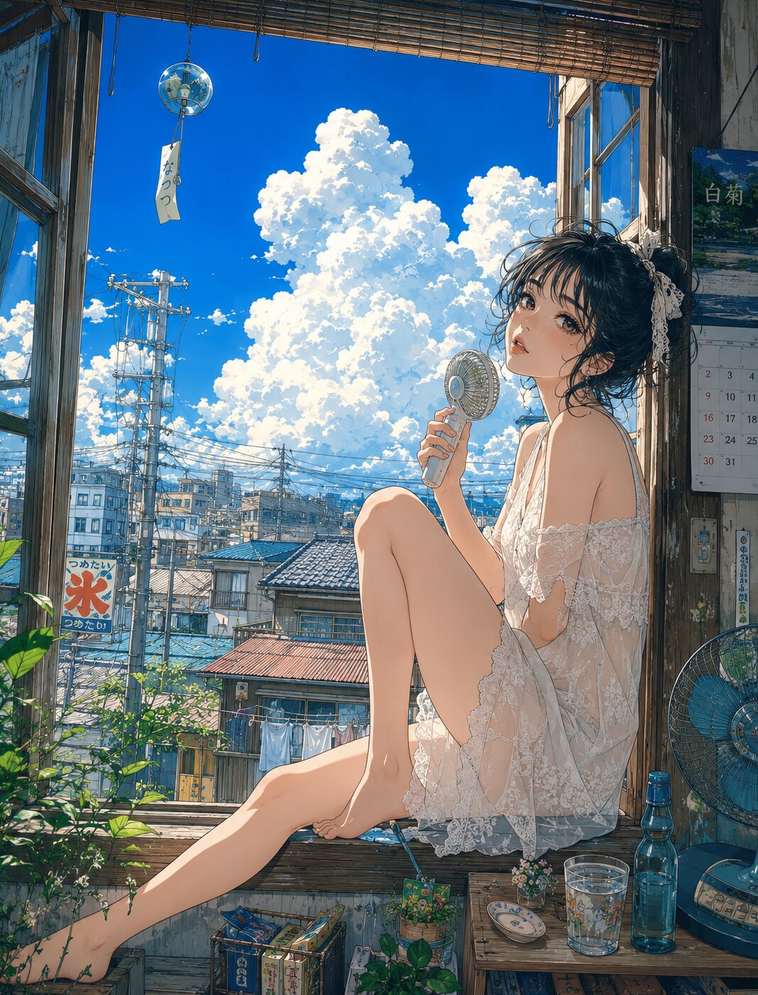 夏の午後 | の人気AIイラスト・グラビア