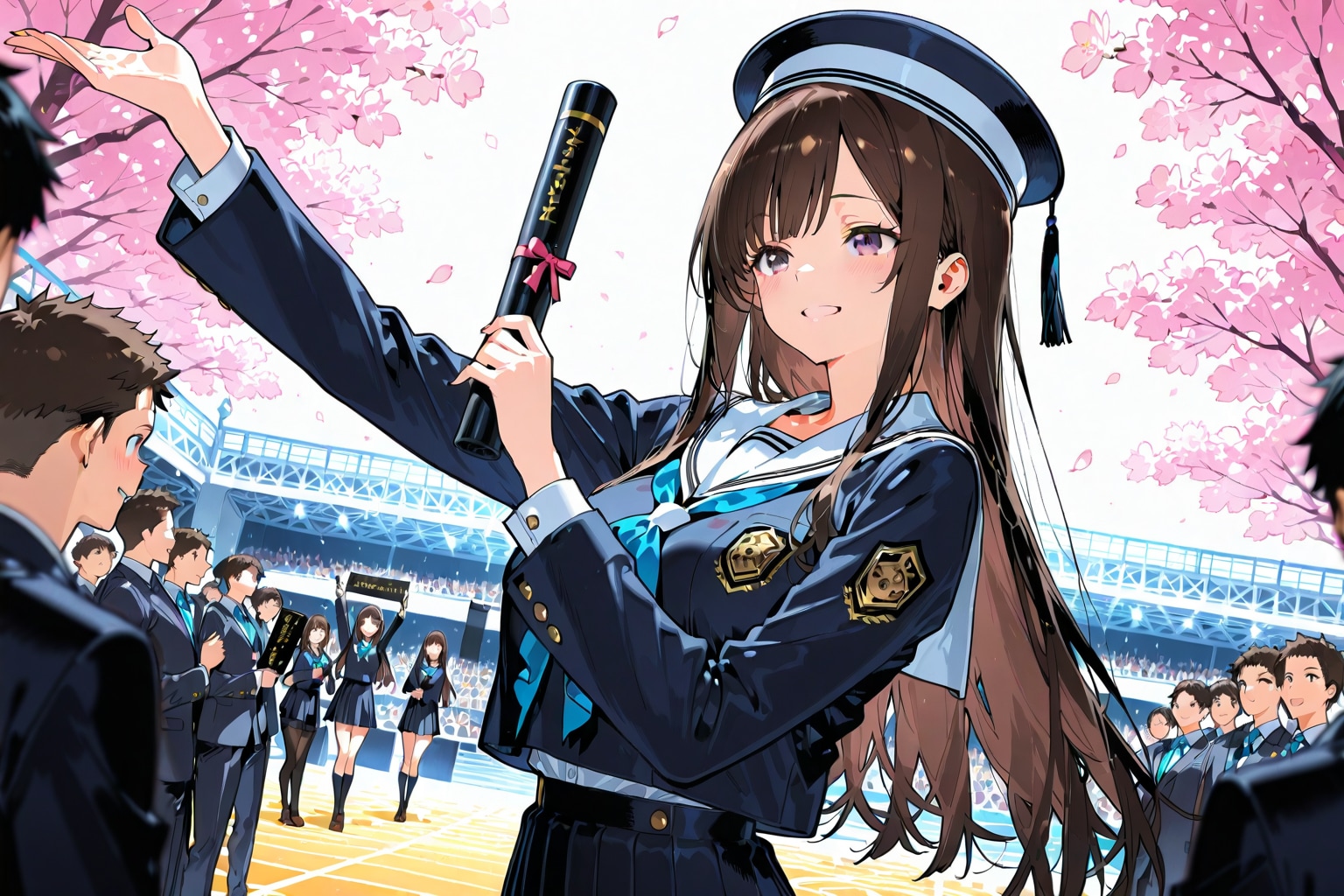 新たな門出に | の人気AIイラスト・グラビア