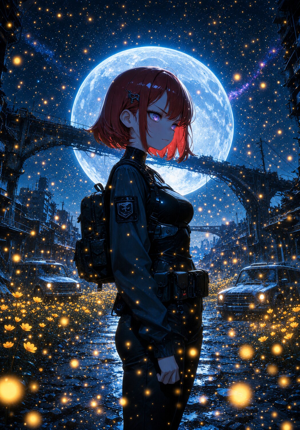 月蛍、廃都を照らして