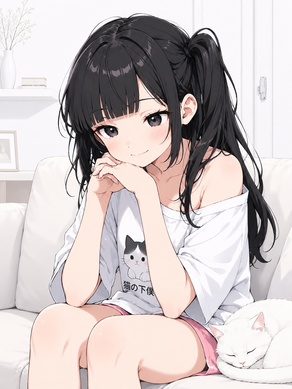 テレビに夢中