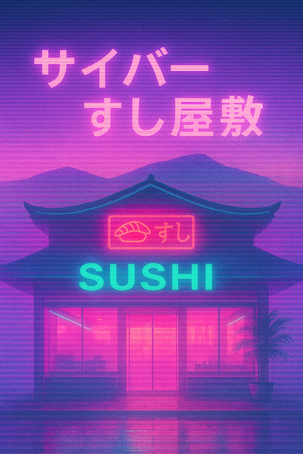 サイバーすし屋敷 | の人気AIイラスト・グラビア