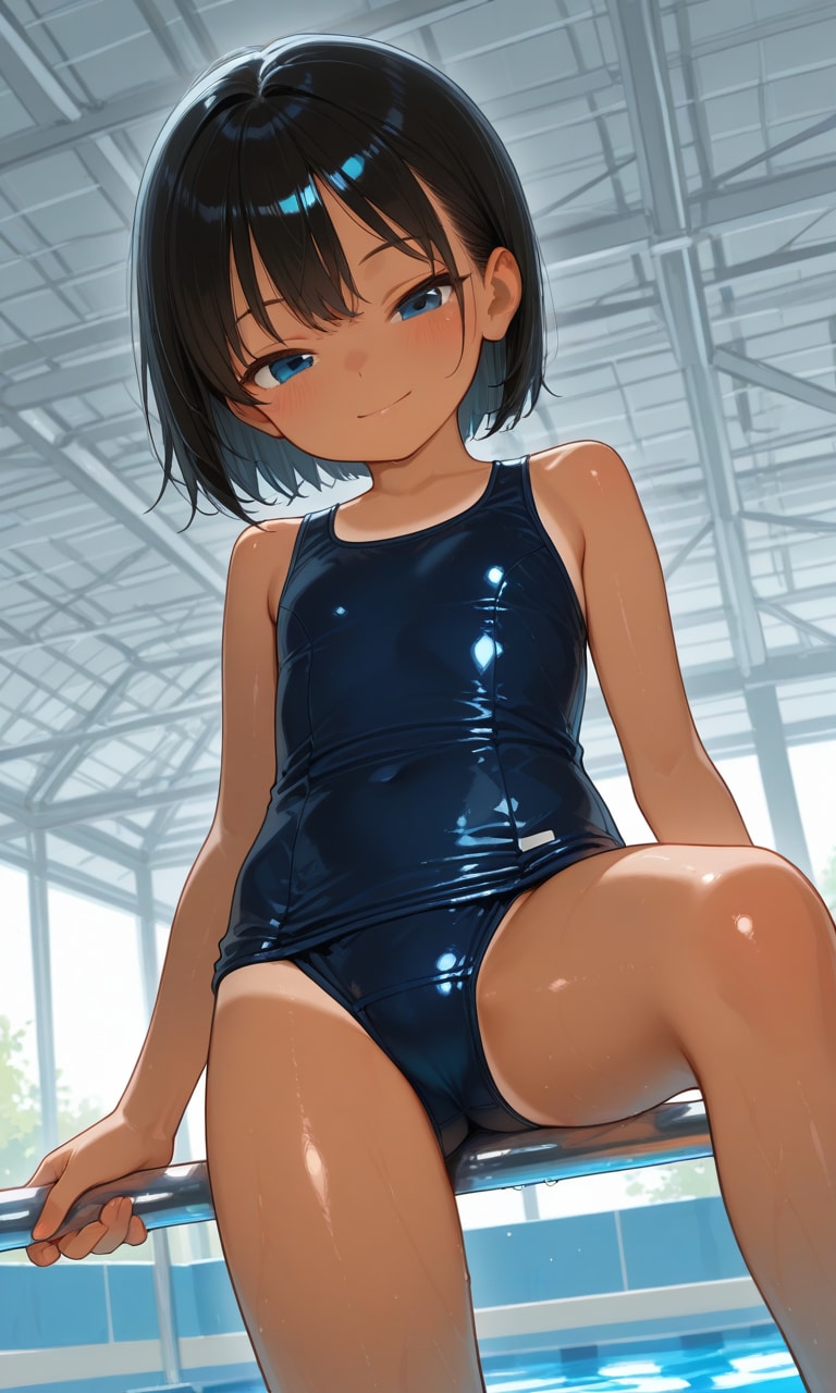 黒髪ショートのロリっ子♡