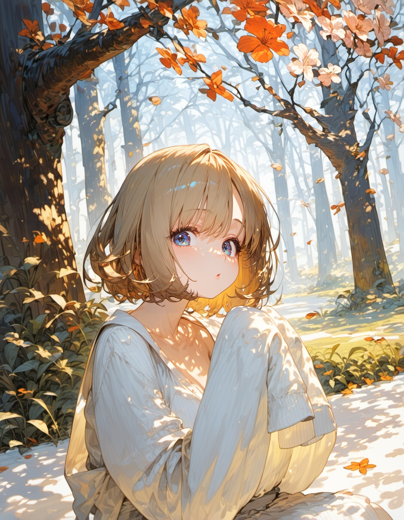 sleeves past wrists | の人気AIイラスト・グラビア