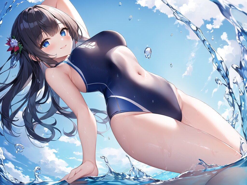 競泳水着スプラッシュ