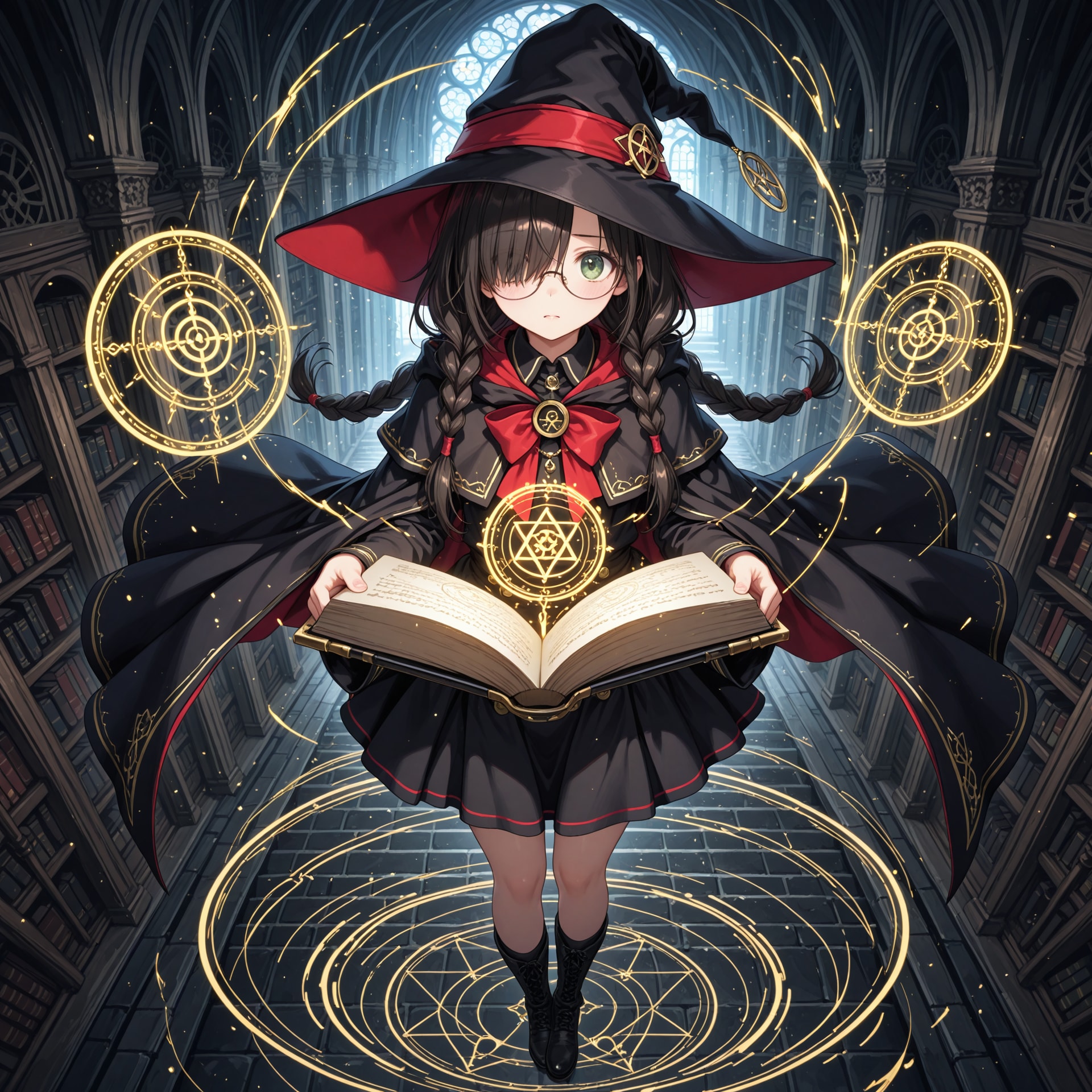 魔法学校図書館 | の人気AIイラスト・グラビア