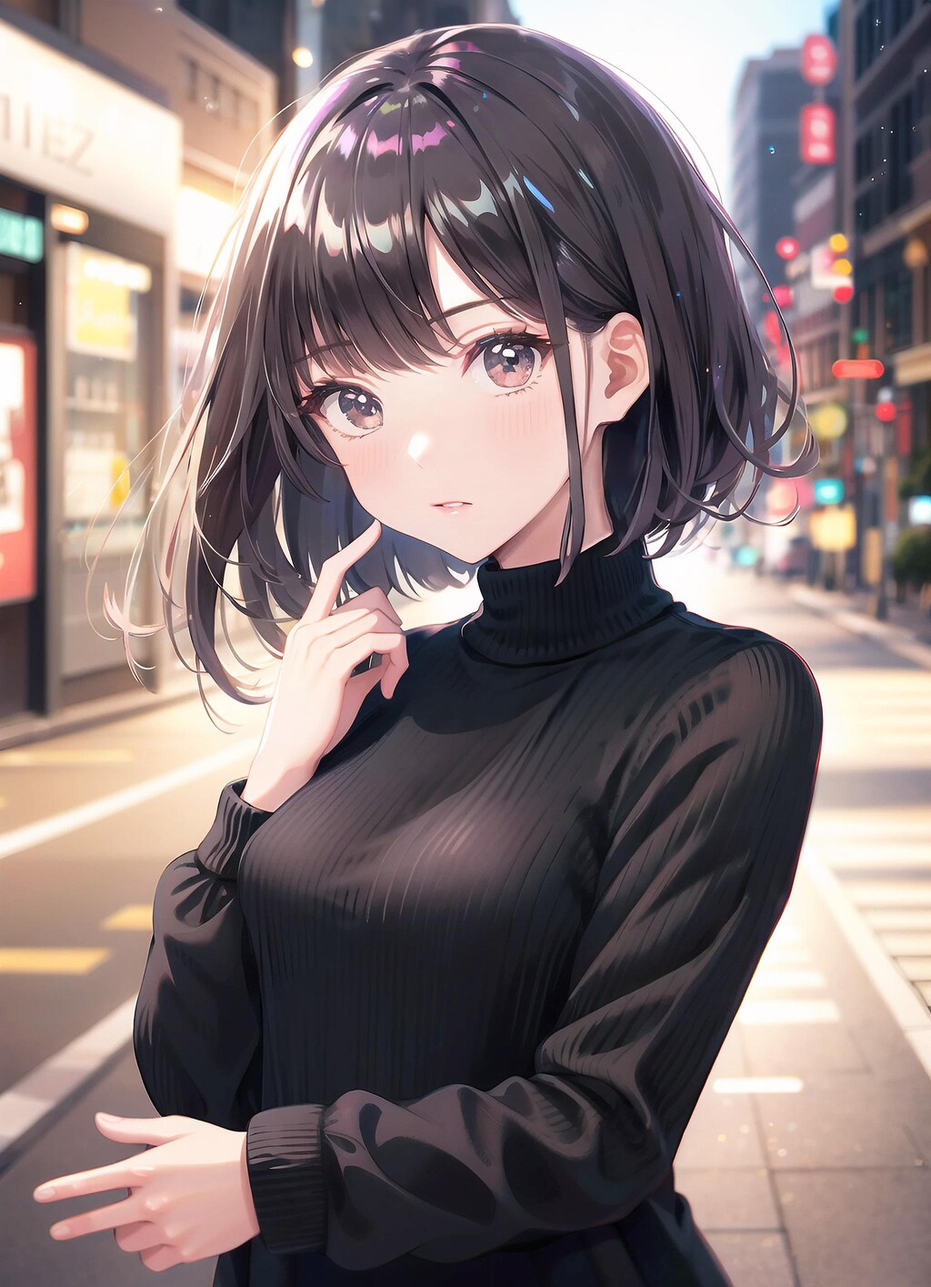 原創 オリジナル 女の子 少女 ボブカット