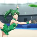緑ぽに新体操（ソーサー） 2枚目