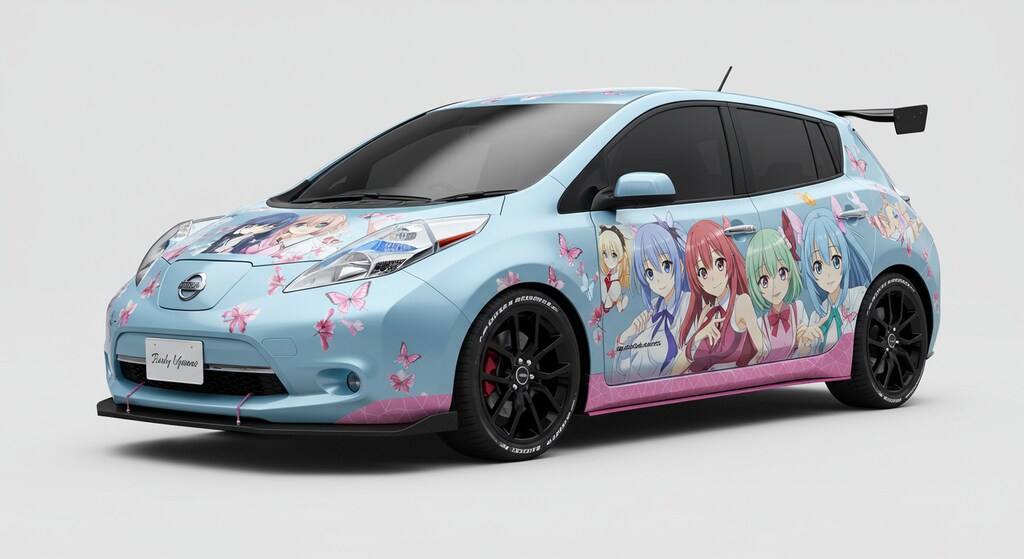 アニメキャラ痛車リーフ