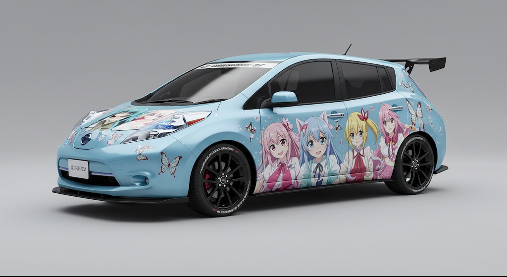 アニメキャラ痛車リーフ