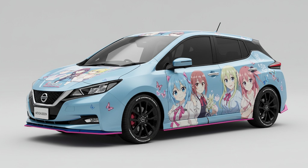アニメキャラ痛車リーフ