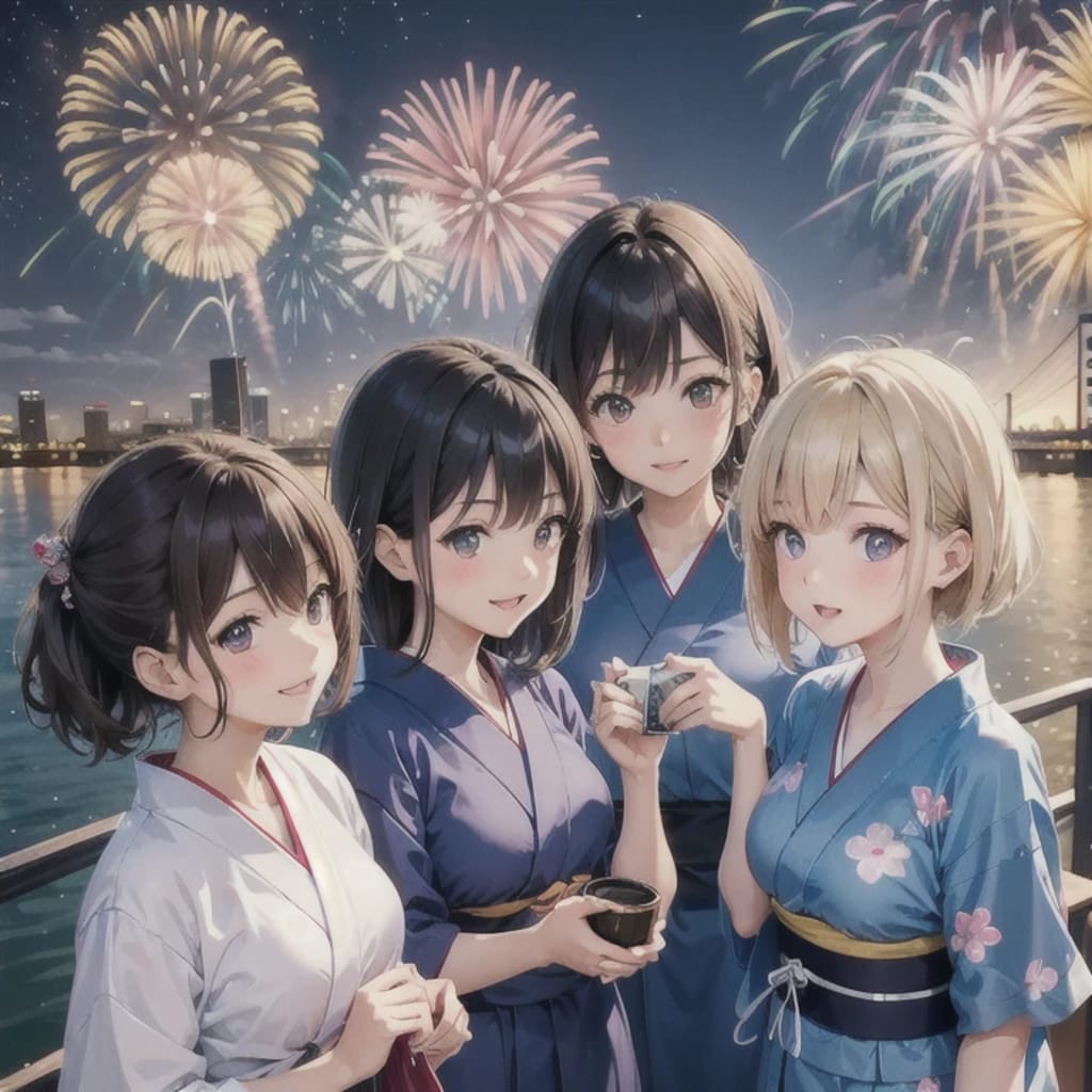 ちゃんと花火も撮れた？お兄ちゃん？