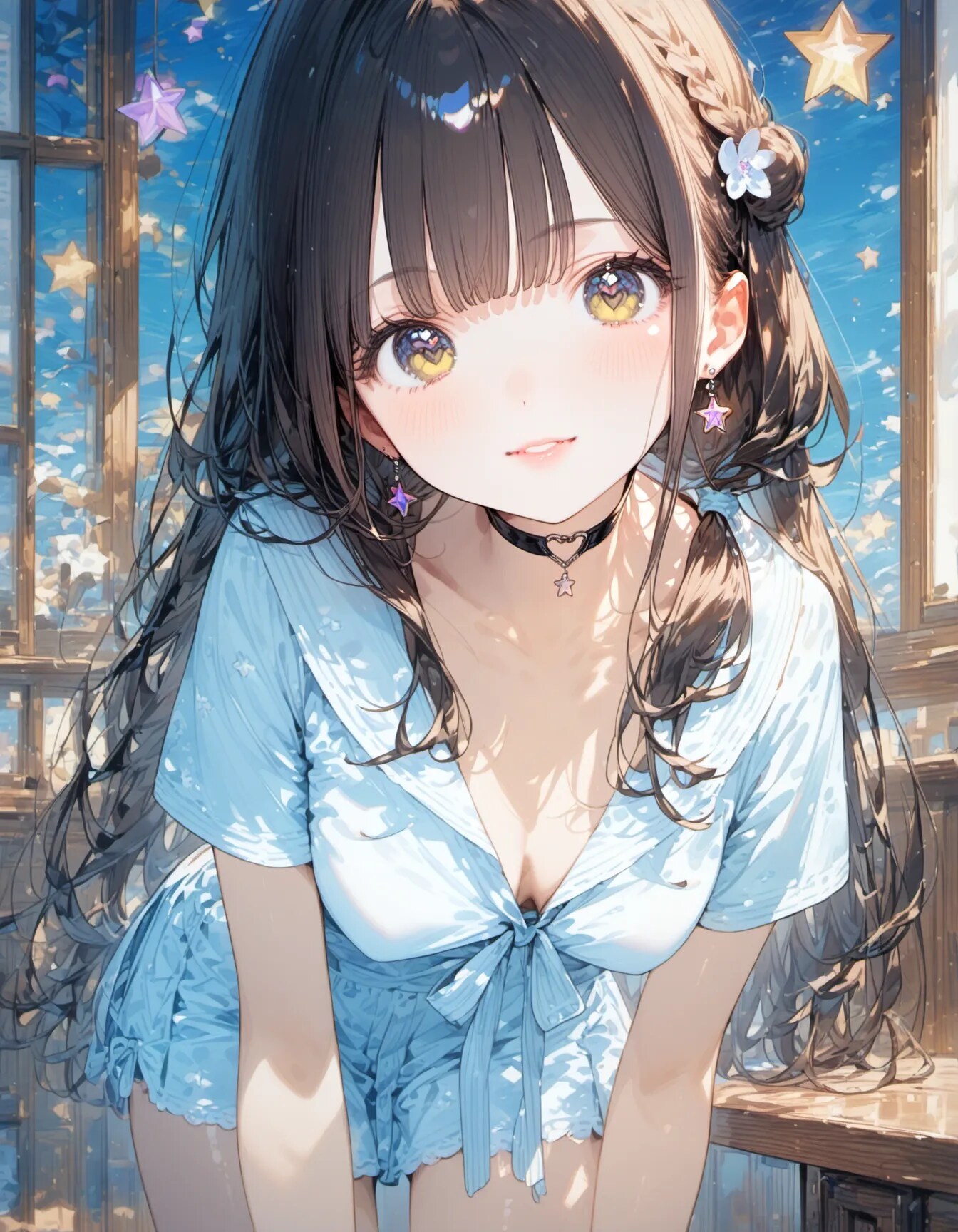 Starlight Reflected in Her Eyes