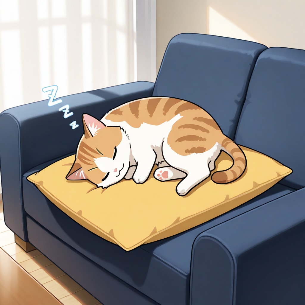 [張り紙見たよ]猫のお気に入りの場所