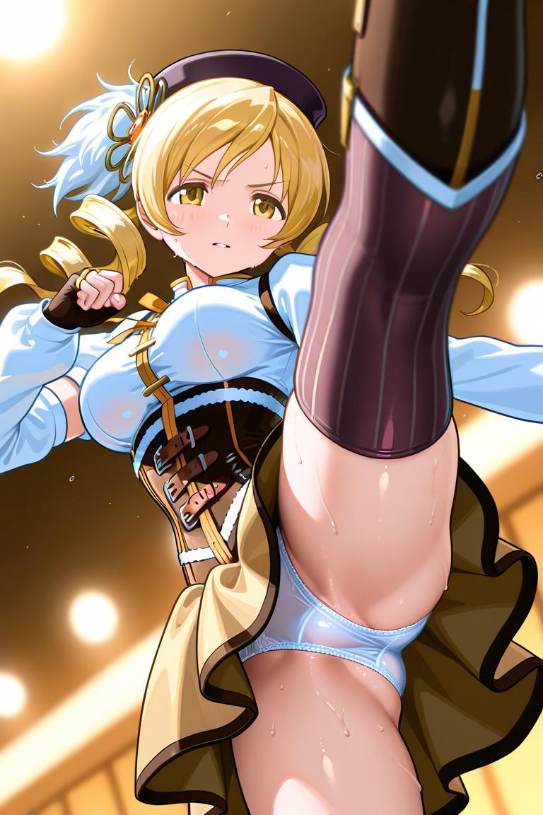 魔法少女まどか☆マギカ　巴マミ　キック