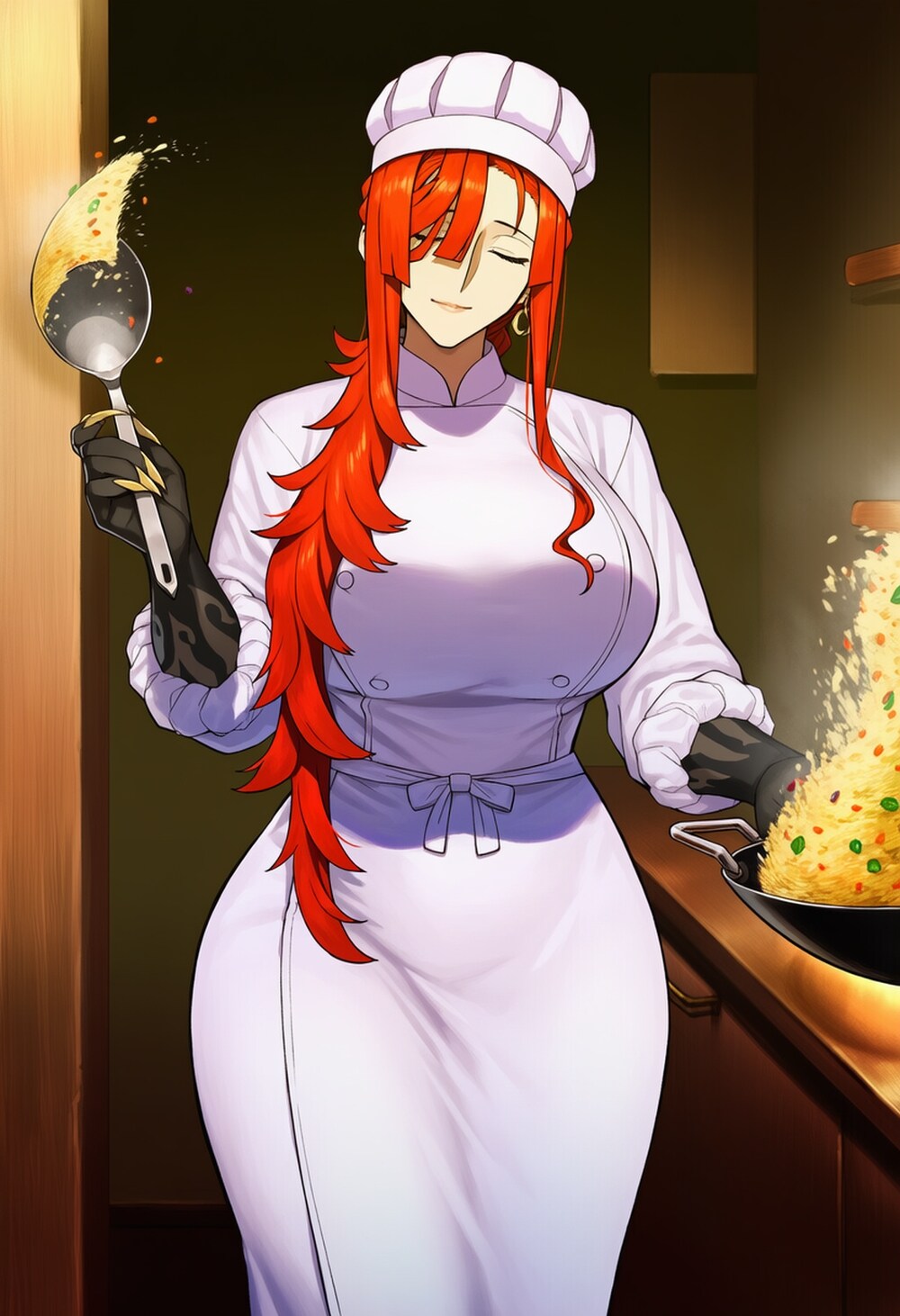 帽子コスプレ人妻
