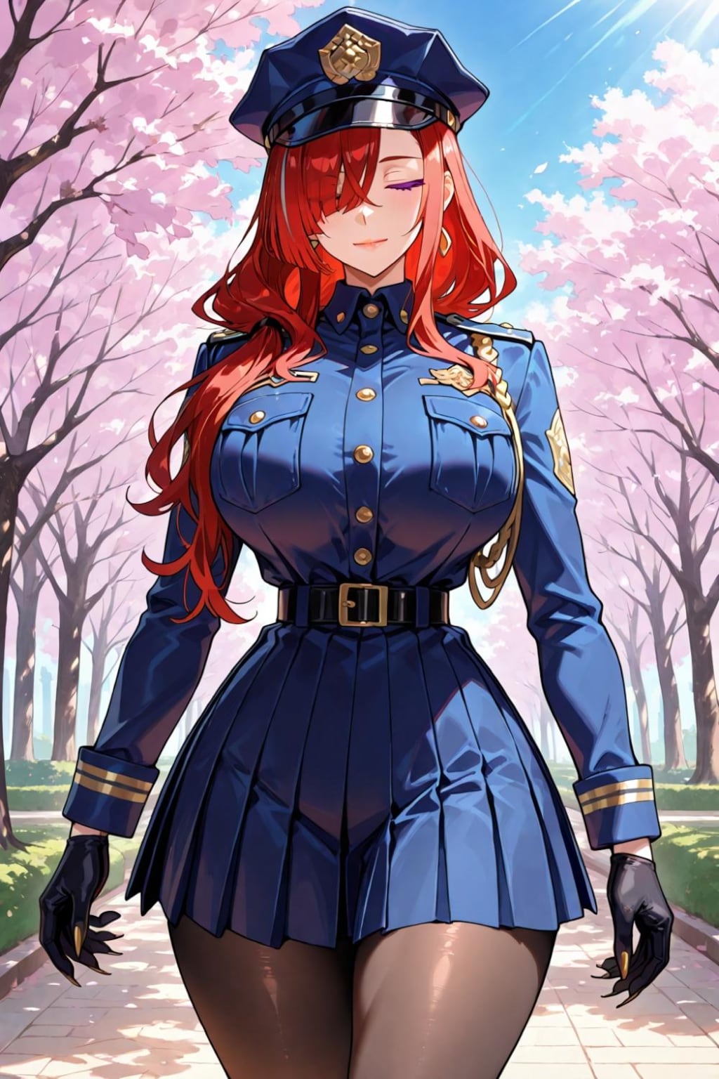 帽子コスプレ人妻