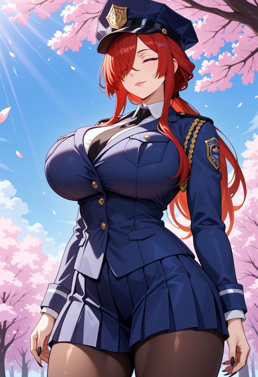 帽子コスプレ人妻