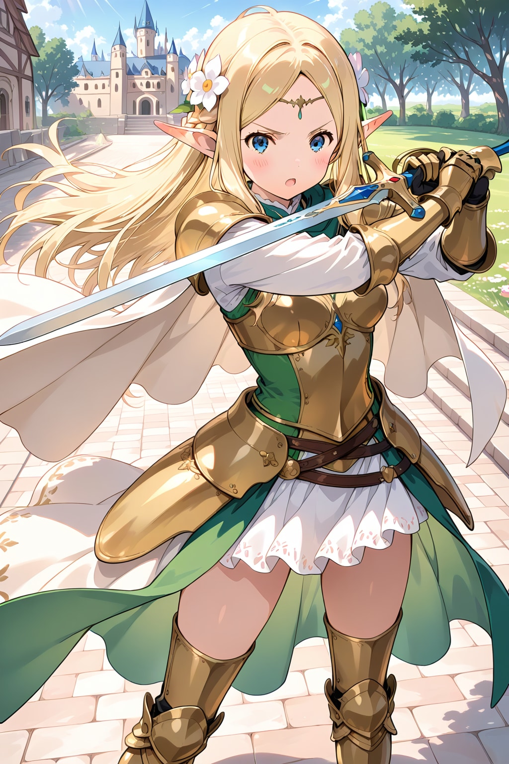 姫騎士エルフさん