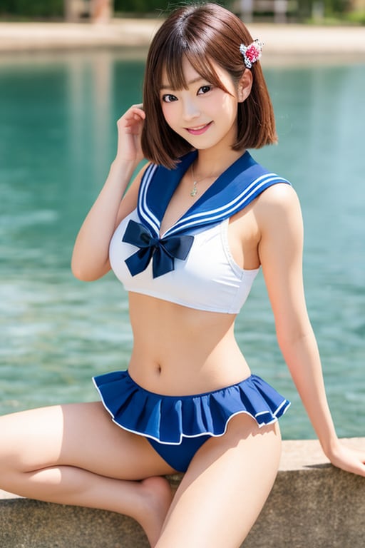 セーラー水着