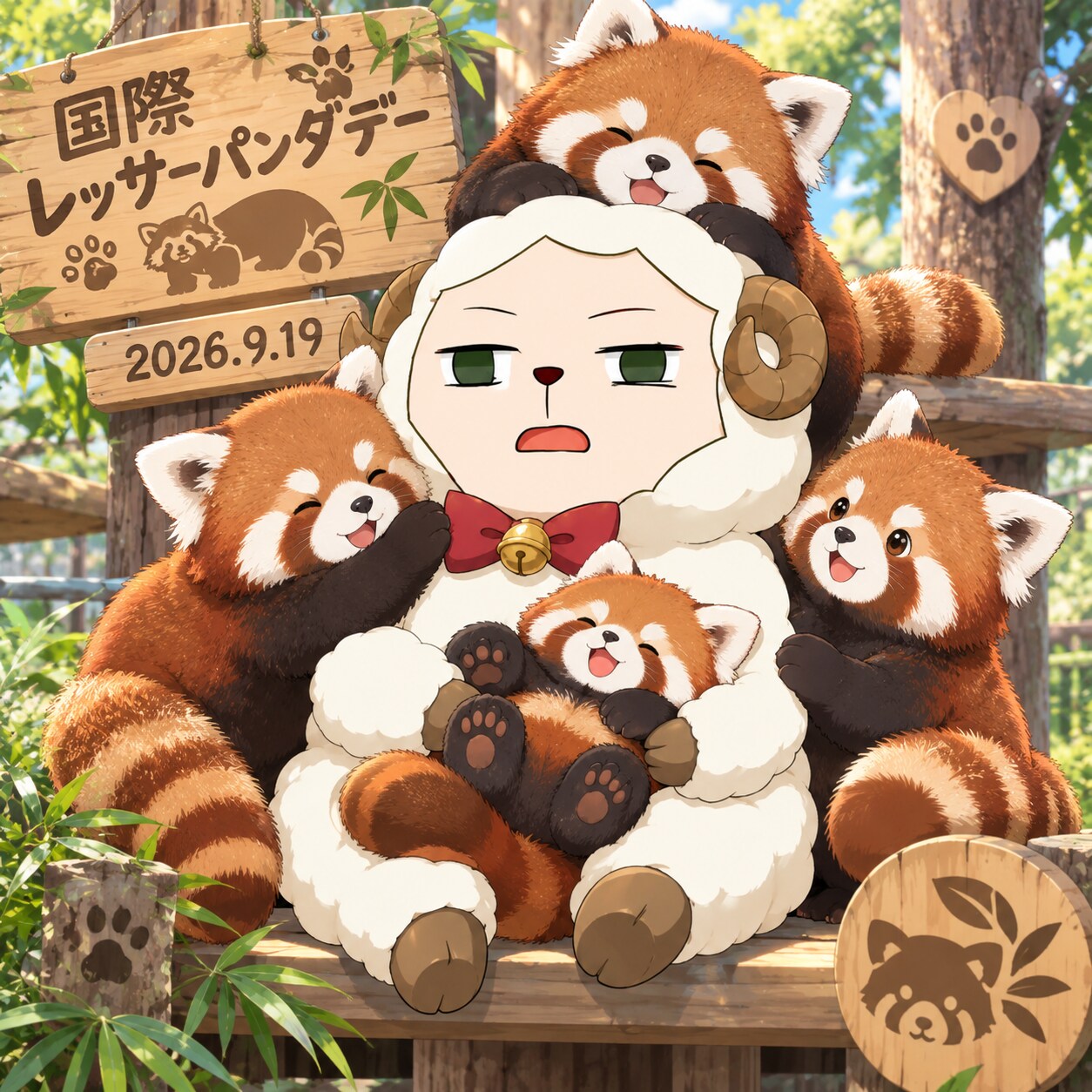 9/19 今日のヒツジ | の人気AIイラスト・グラビア