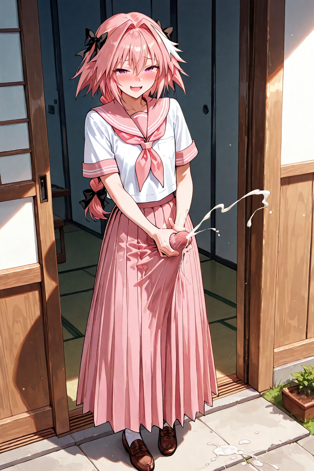 Astolfo having a pleasure time