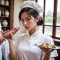 後はこの特製ソースをかけて完成ね 2枚目