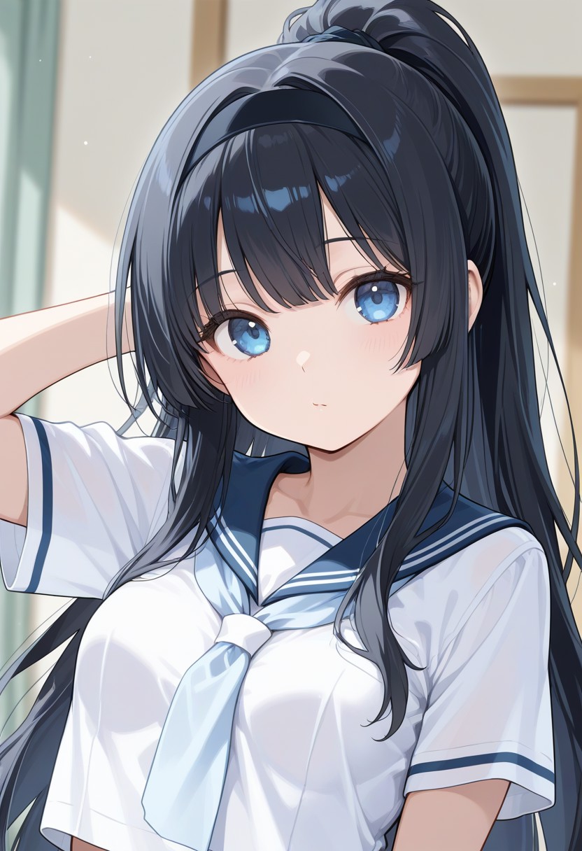 黒髪の美少女(384)