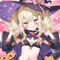 魔女っ子のダブルピース 2枚目