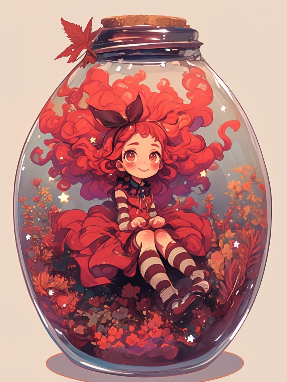 「瓶詰の少女」紅90