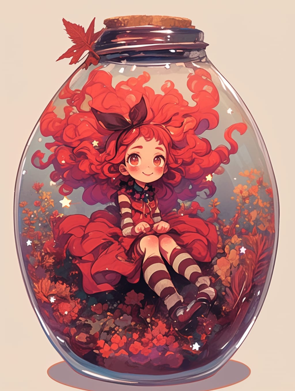 「瓶詰の少女」紅90