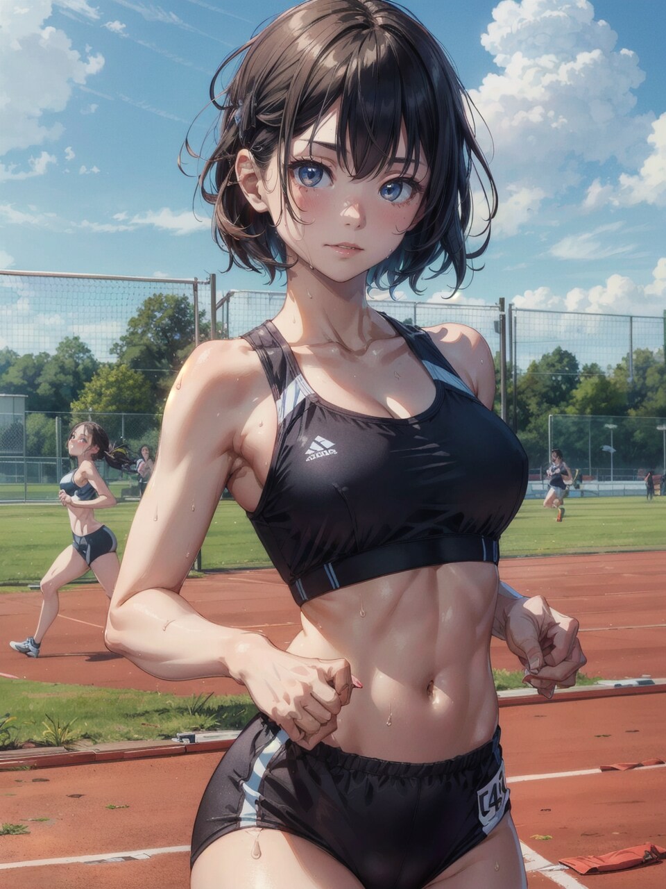 陸上部活