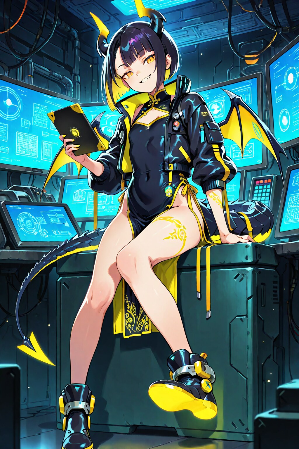 🐲 黒龍会：電脳潜入部門・最高情報責任者 【九龍の電脳龍】アン（杏 / An）