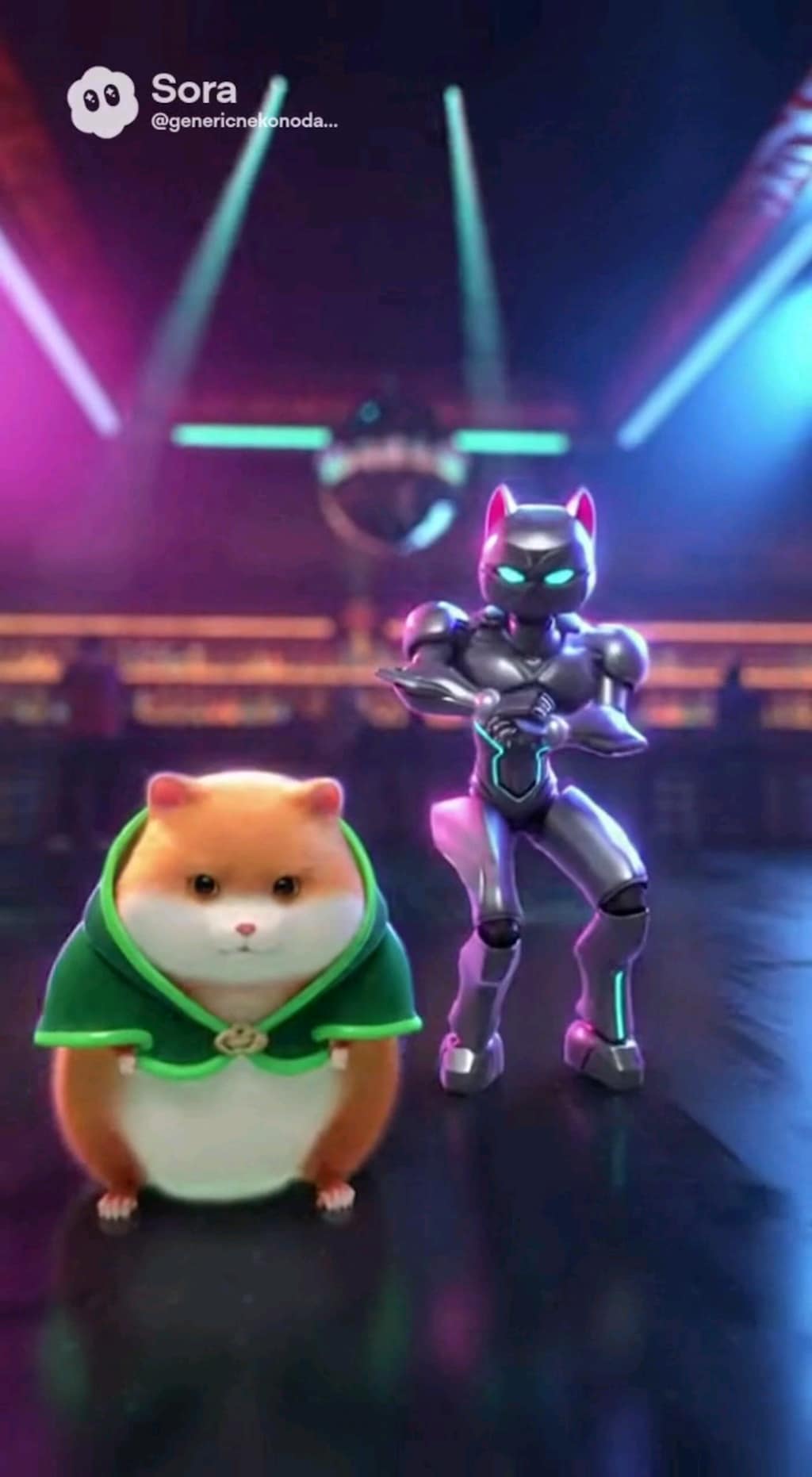 小説『Dancing Battle Beat feat.Green EyeTwo』【ニャンノ世界】