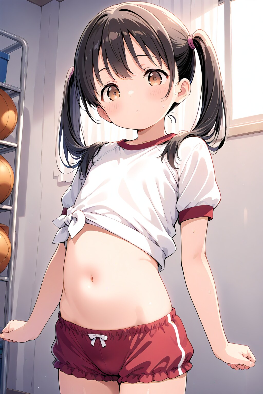 体操服美少女