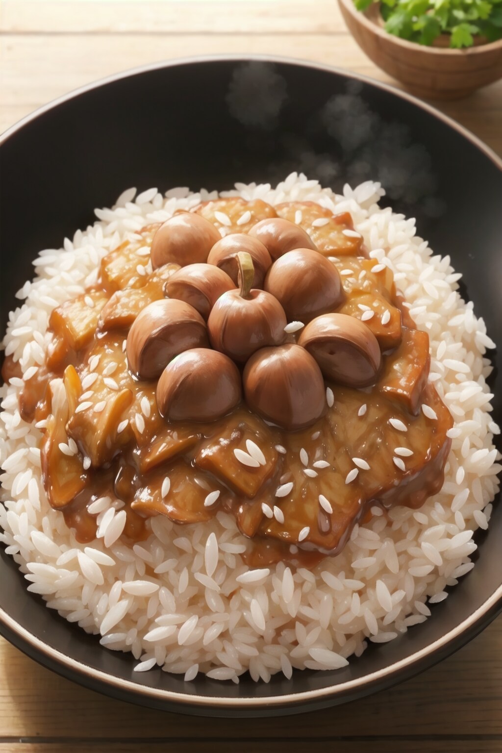 栗ご飯をどうぞ