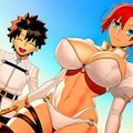 若返った少年を世話するバニーコスプレ人妻達 5枚目