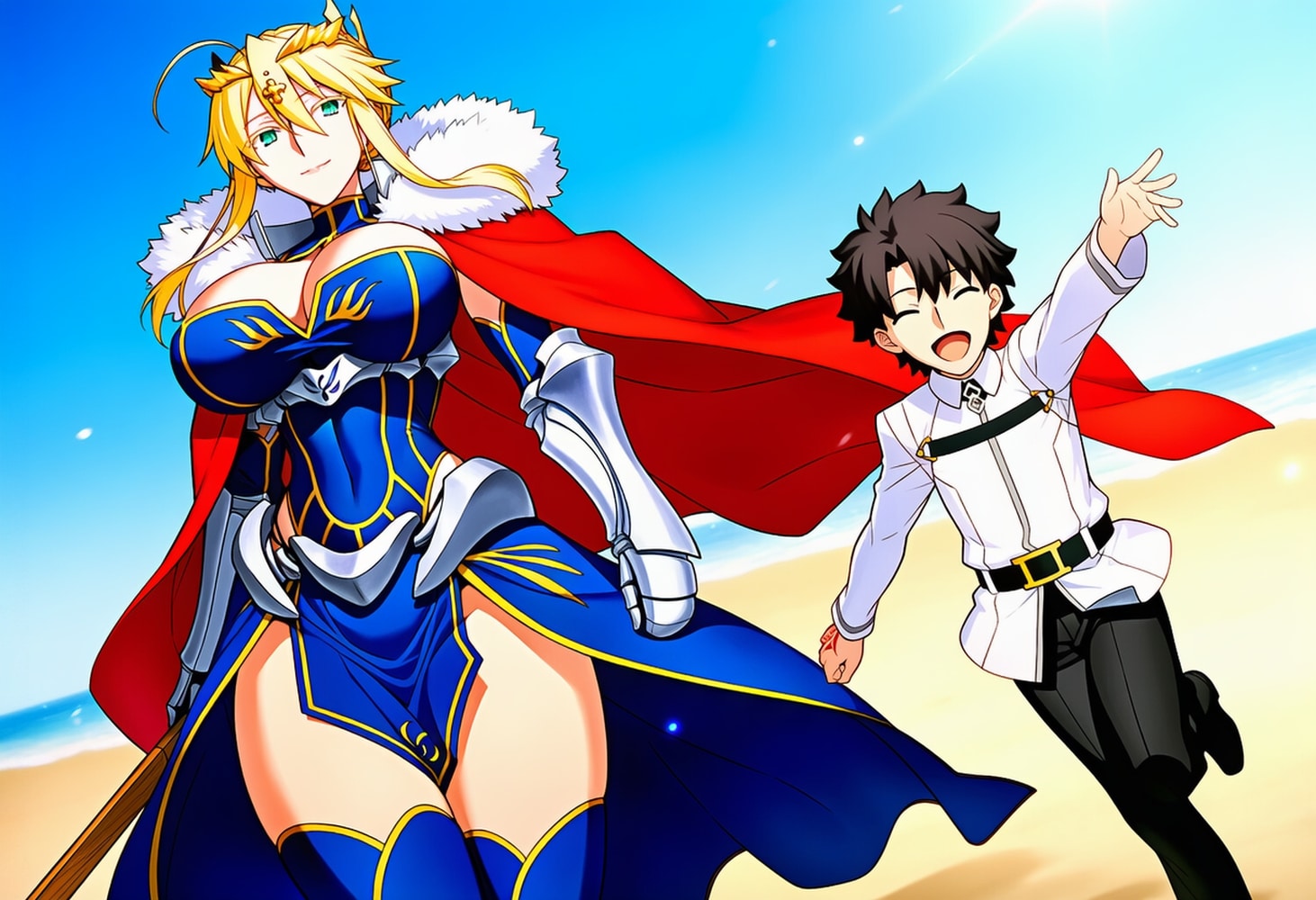 若返った少年を世話するバニーコスプレ人妻達