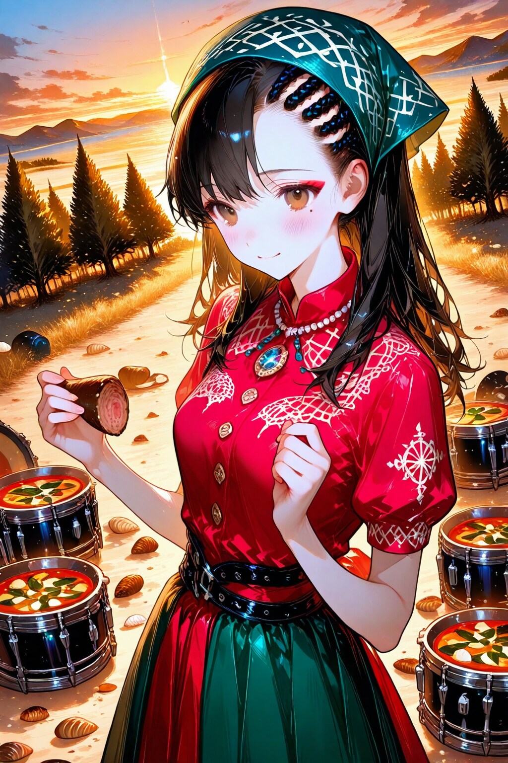 パーニュ/コートジボワールの民族衣装 | の人気AIイラスト・グラビア