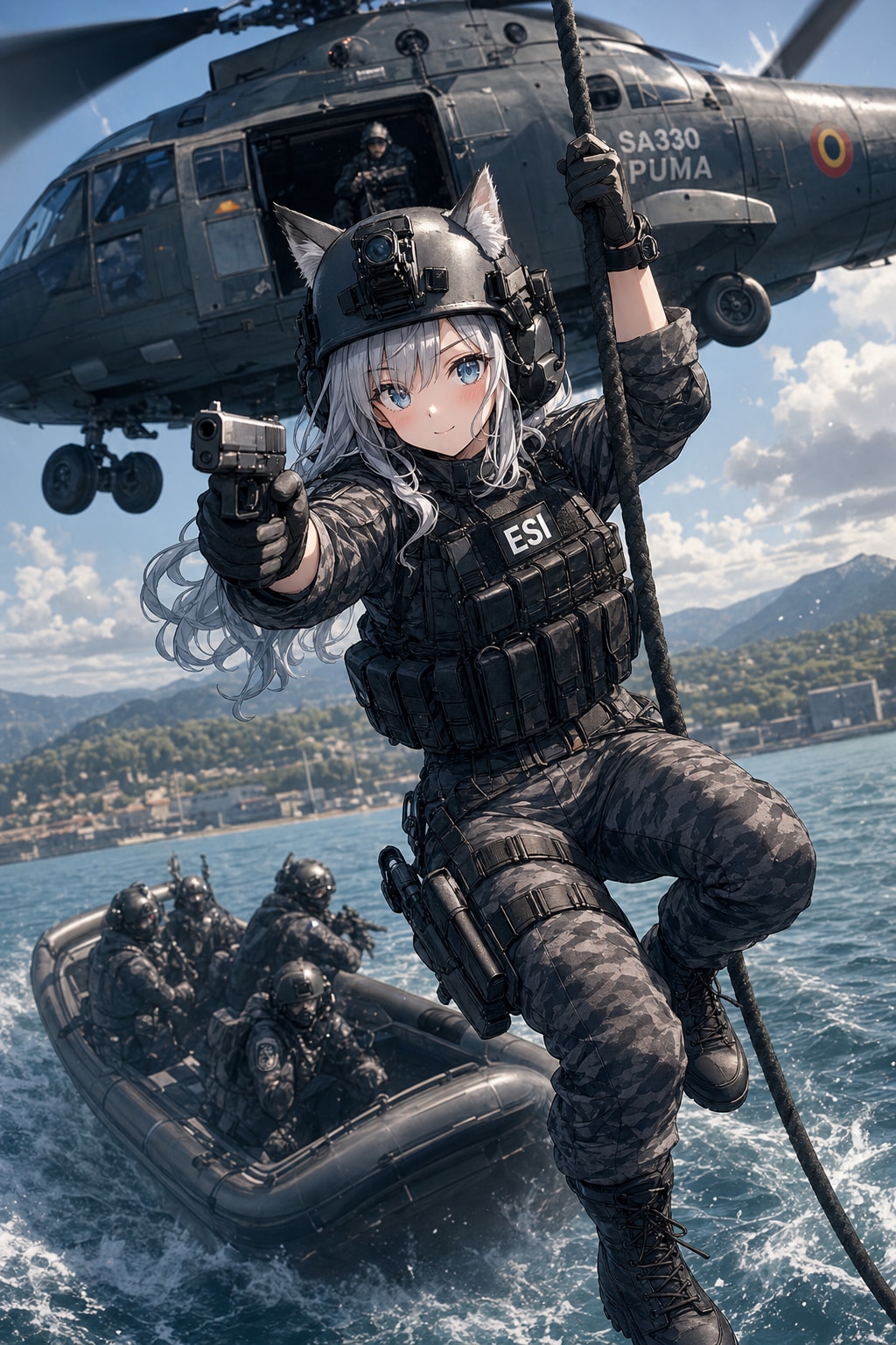 ベルギー国家憲兵隊のエリート🇧🇪🐺💥💥💥 | の人気AIイラスト・グラビア