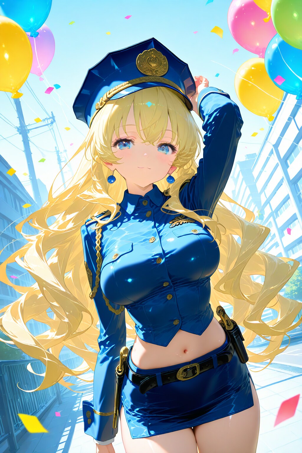 ちちぷいちゃんポリス | の人気AIイラスト・グラビア