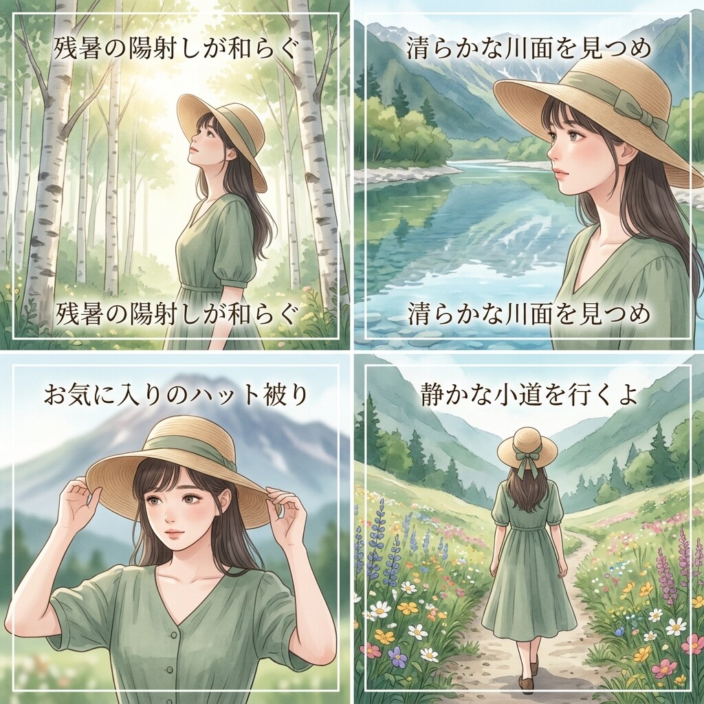 上高地の8月（曲あり） | の人気AIイラスト・グラビア