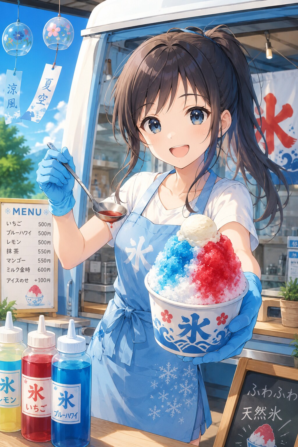 冷たいもの食べたい | の人気AIイラスト・グラビア
